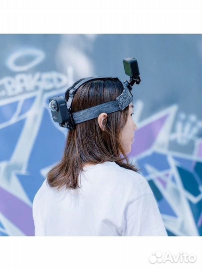 Крепление на голову для GoPro и экшн-камер Telesin