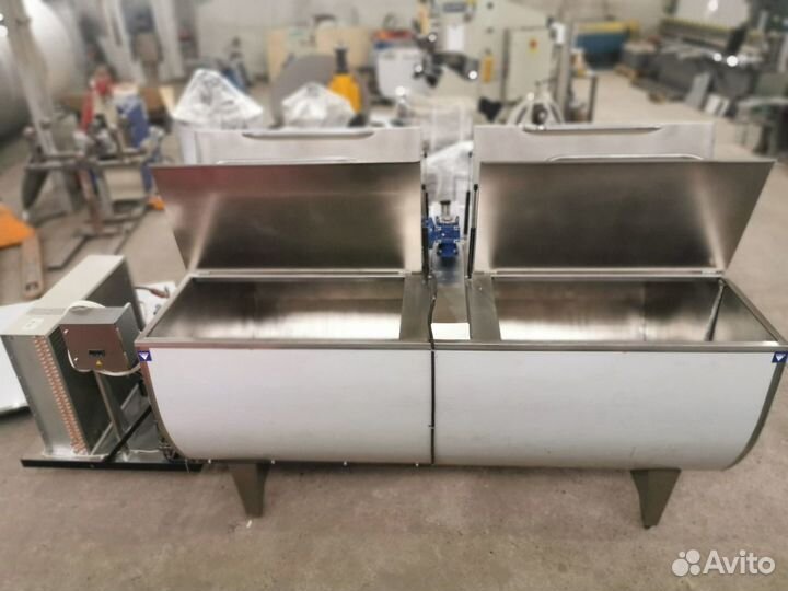 Охладитель молока 2500л ванна открытого типа