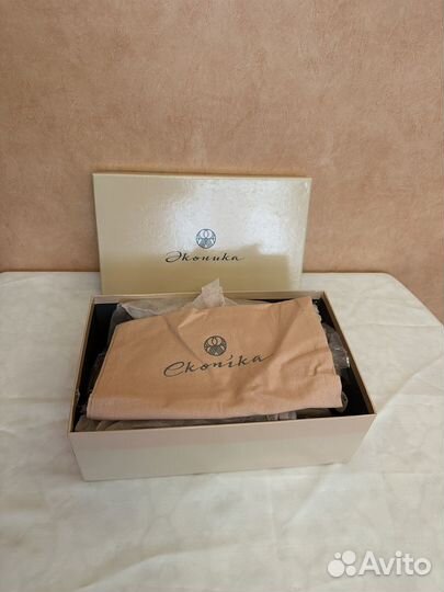 Бежевые туфли замшевые 39/40