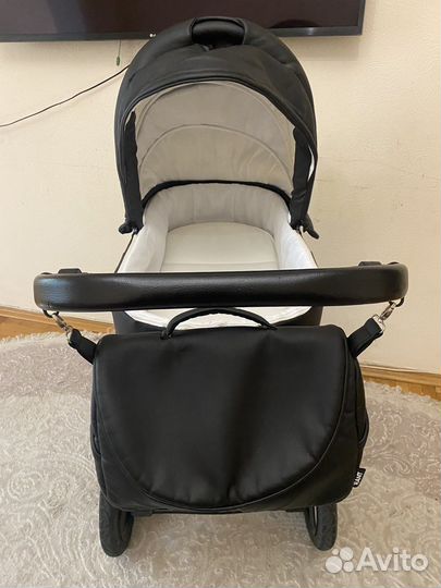 Коляска 2 в 1 эко кожа