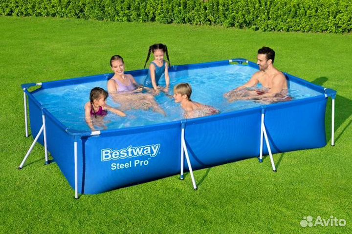Каркасный бассейн Steel Pro 300х201х66см, 3300л