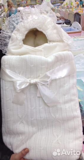 Конверт зимний на выписку