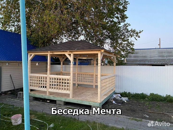 Деревянные беседки