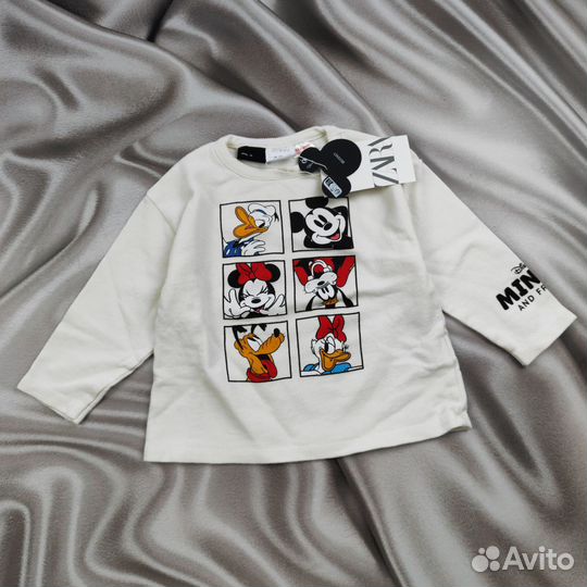 Лонгслив Zara Disney 80