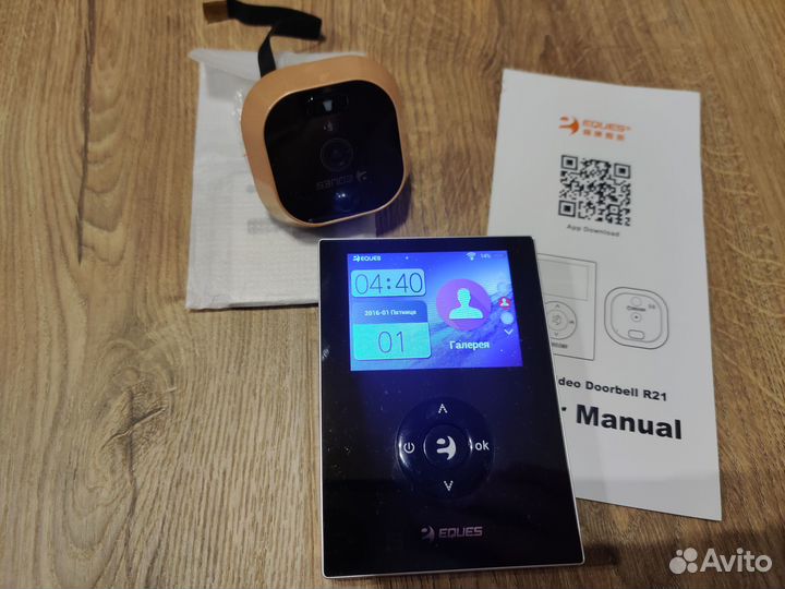 Дверной WI-FI видеоглазок Eques Veiu mini