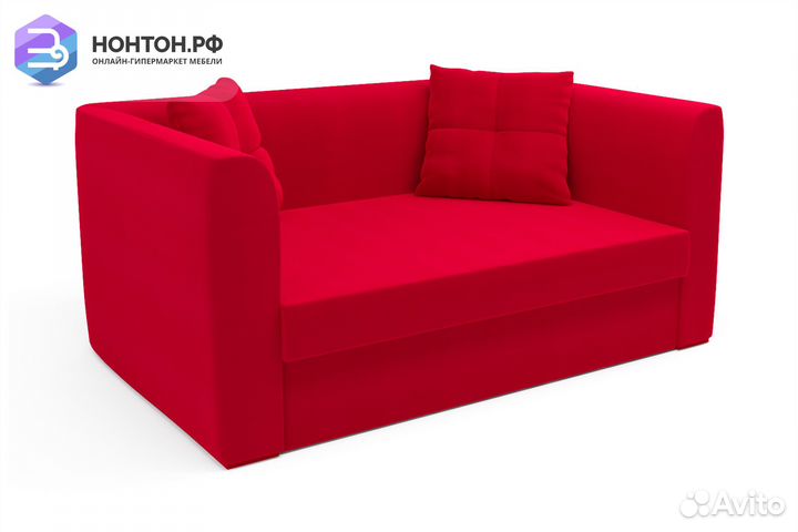 Диван откидной Ассоль красный