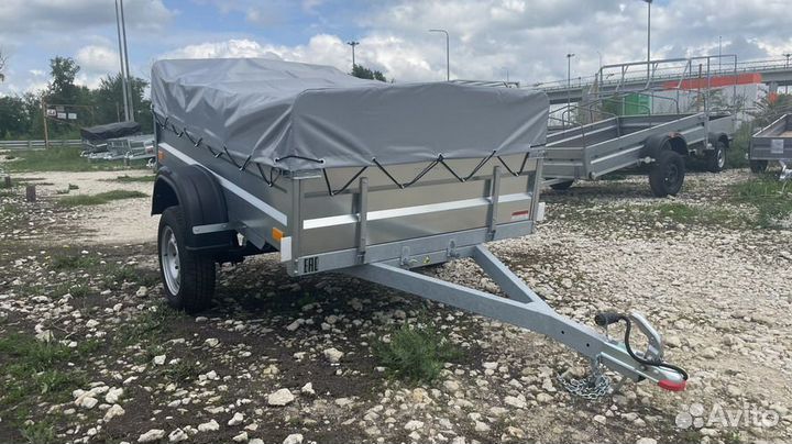 Легковой прицеп Караван 2.1 (2.1х1.35) Оц. рама