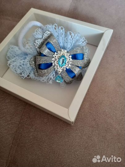 Заколка для волос, бантики ручной работы