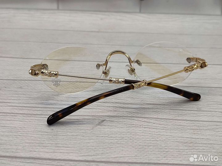 Оправа очки овальные chrome hearts