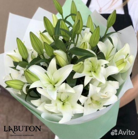 Цветы. Лилии. Букет из лилий Кемерово