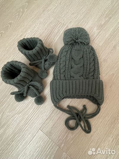 Вязаный костюм детский