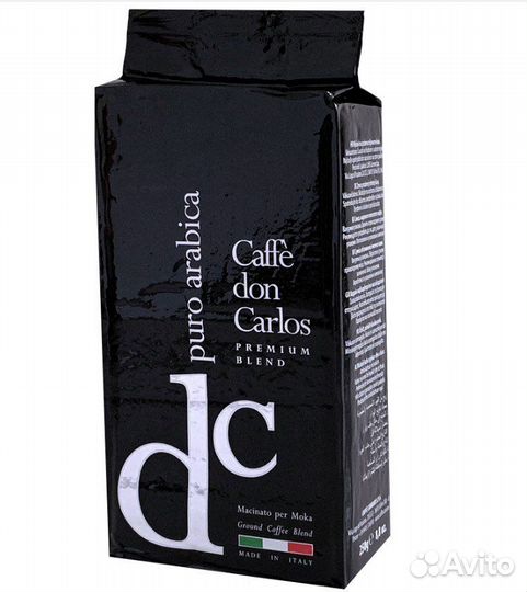 Кофе молотый Италия Don Carlos Puro Arabica 250г