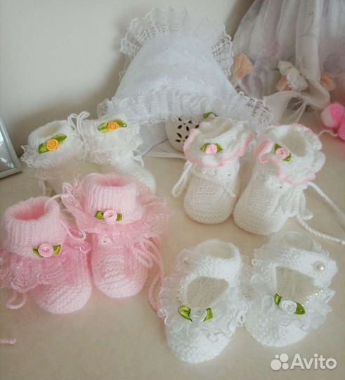 Пинетки - ручная работа