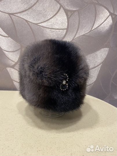 Шапка норковая женская 56 размер