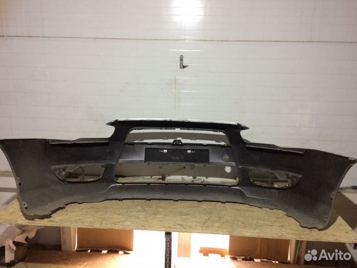 Бампер передний lancer 10 в цвет серебро