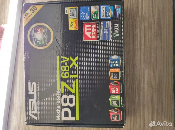 Материнская плата 1155 asus p8z68-v