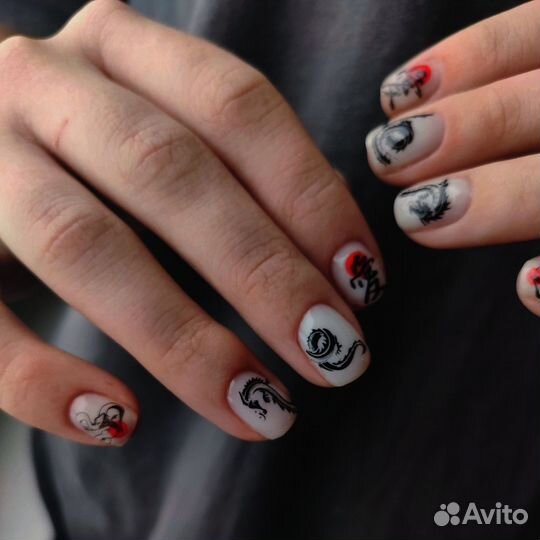 Маникюр Педикюр Гель-лак Наращивание