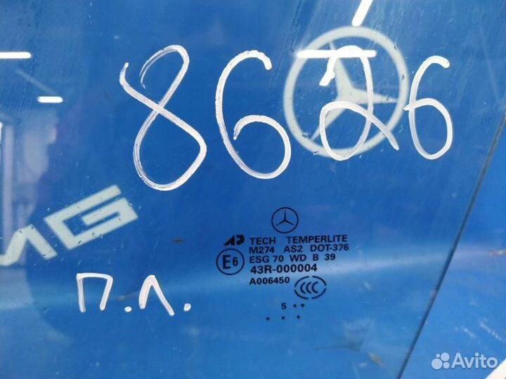 Стекло двери переднее левое Mercedes Ml 500 W164