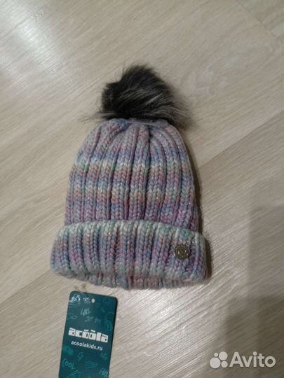 Шапка детская для девочки зимняя новая