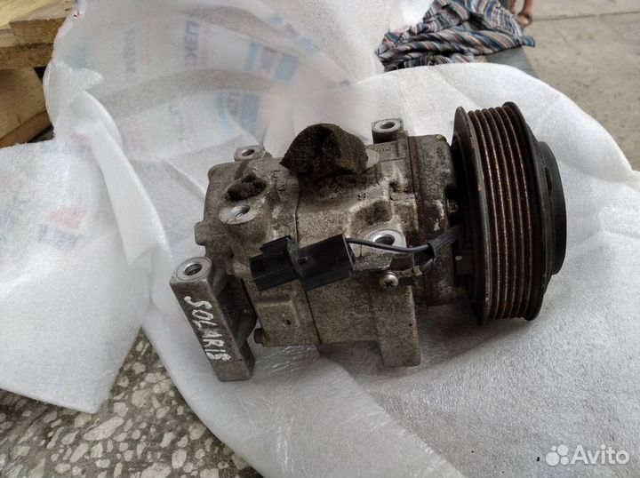 Компрессор кондиционера Солярис, Рио с 2017г