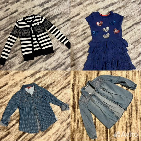 Пакет одежды (20 вещей) на девочку 120-140