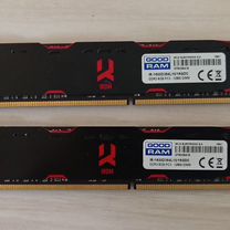 Озу Goodram Iridium 2х8gb ddr3 1600mhz