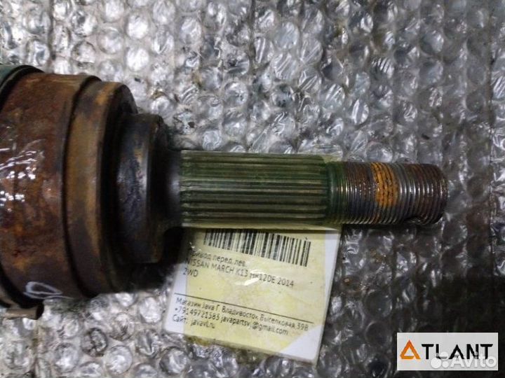 Привод передний левый nissan march
