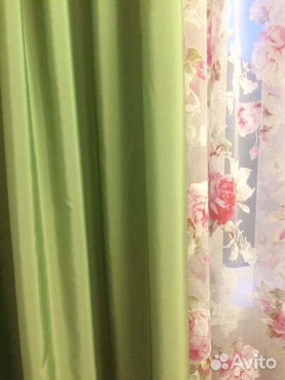 Шторы и покрывало комплект
