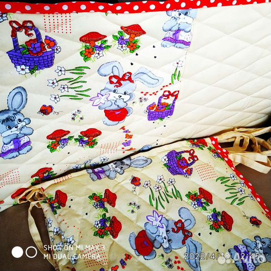 Бортики новые на детскую кроватку 70*120