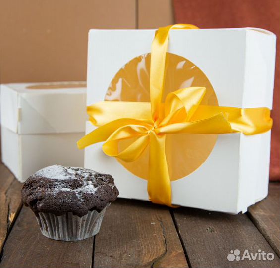 Упаковка для маффинов OSQ MUF PRO с белым окном