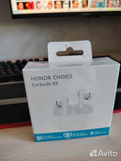 Новые Наушники TWS Honor Choice Earbuds X5