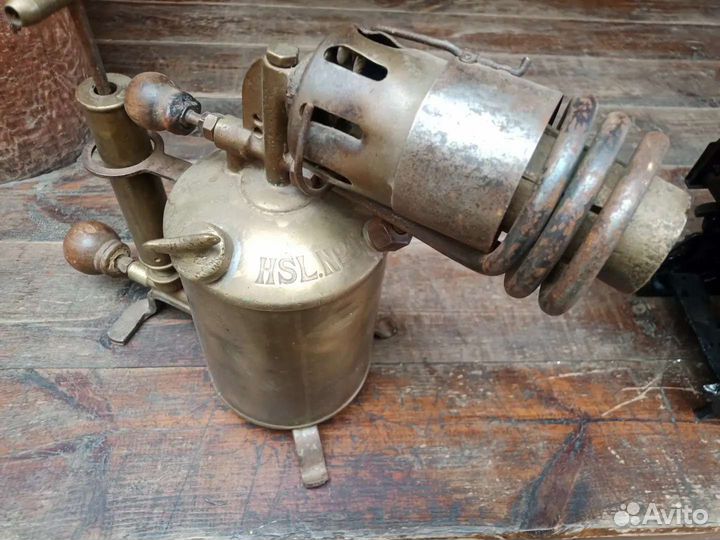 Лампа паяльная. Швеция. Громадная