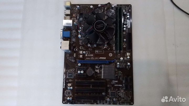 Материнская плата 1155 с процессором i5 +8g