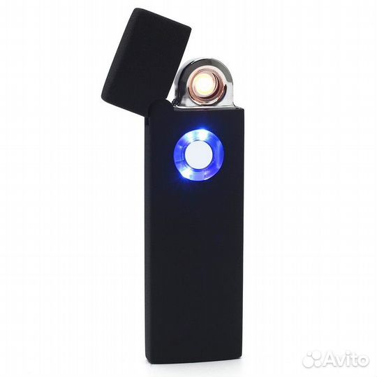 Зажигалка электронная USB чёрная