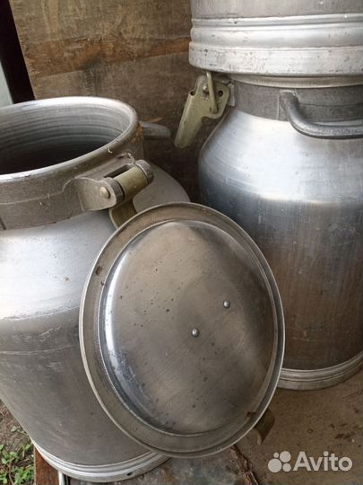 Фляга, Бидон алюминиевый на 40 литров новый