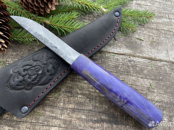 Туристический нож «Манси» Дамасская сталь