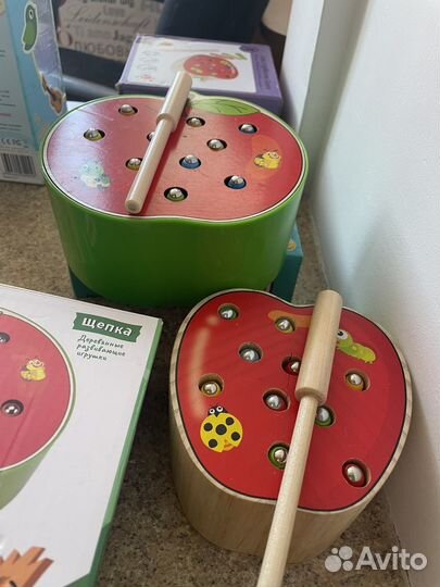 Сортер магнитная рыбалка с червячками