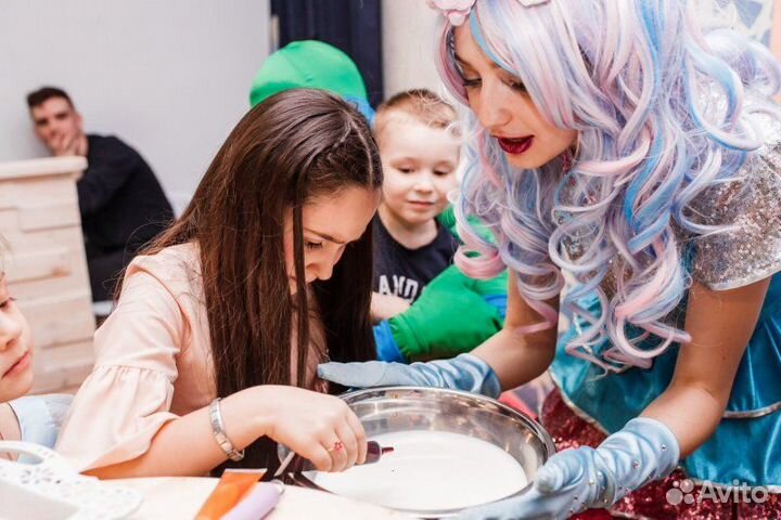 Аниматоры Мастер класс по крио мороженому