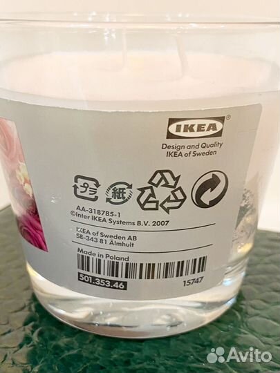 Ароматическая свеча IKEA