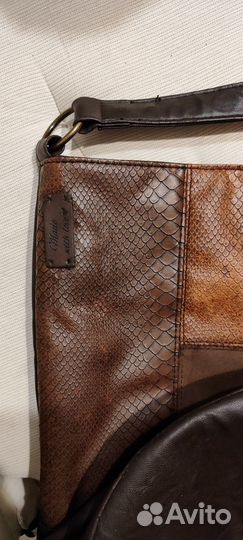 Сумка-ведро коричневая