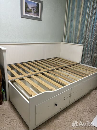 Кровать IKEA hemnes, раздвижная