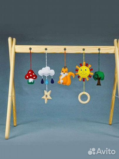 Тренажер монтессори для малышей с игрушками