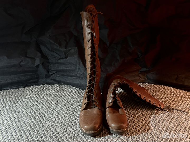 Винтажные женские сапоги
