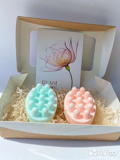 Массажное мыло ручной работы