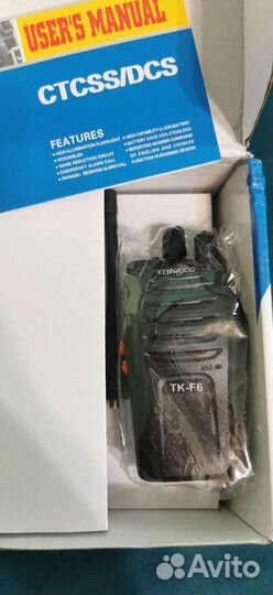 Новая портативная рация Kenwood Tk-f6 turbo