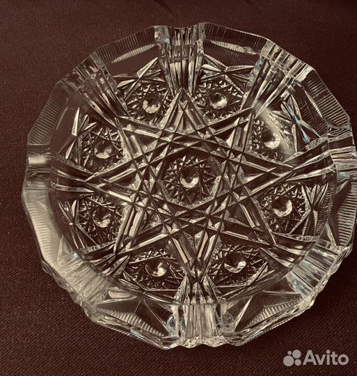 Пепельница хрустальная СССР