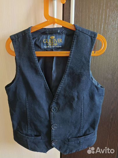 Школьный костюм для мальчика 134 синий