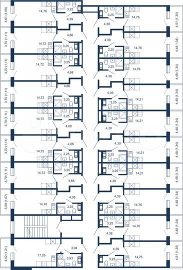 Апартаменты-студия, 23,8 м², 5/5 эт.