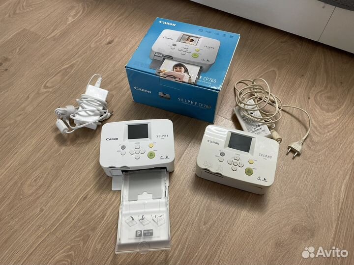 Фотопринтер canon selphy cp760 2 штуки