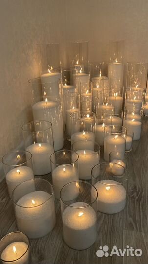 Насыпные свечи аренда